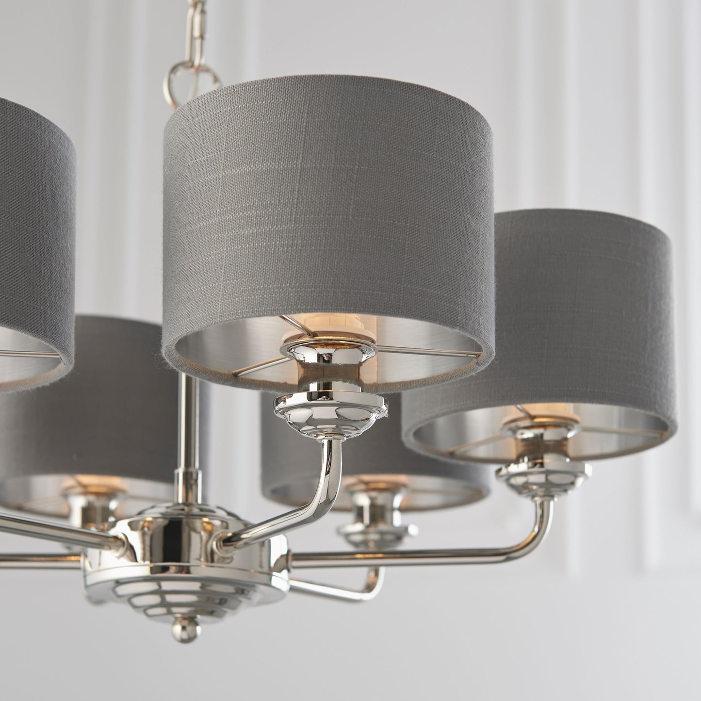 Galway Multi Arm Pendant Light (Nickel)