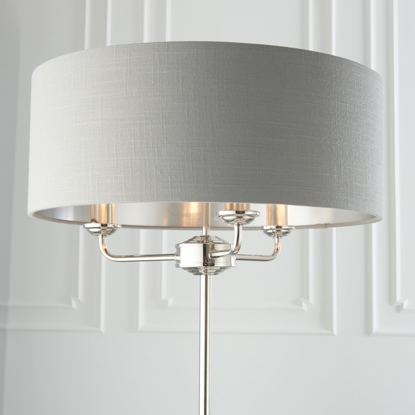 Nickel Floor Lamp 