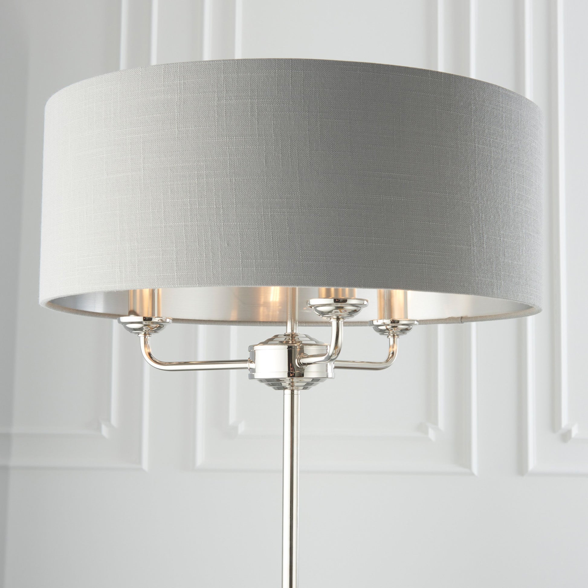 Nickel Floor Lamp 