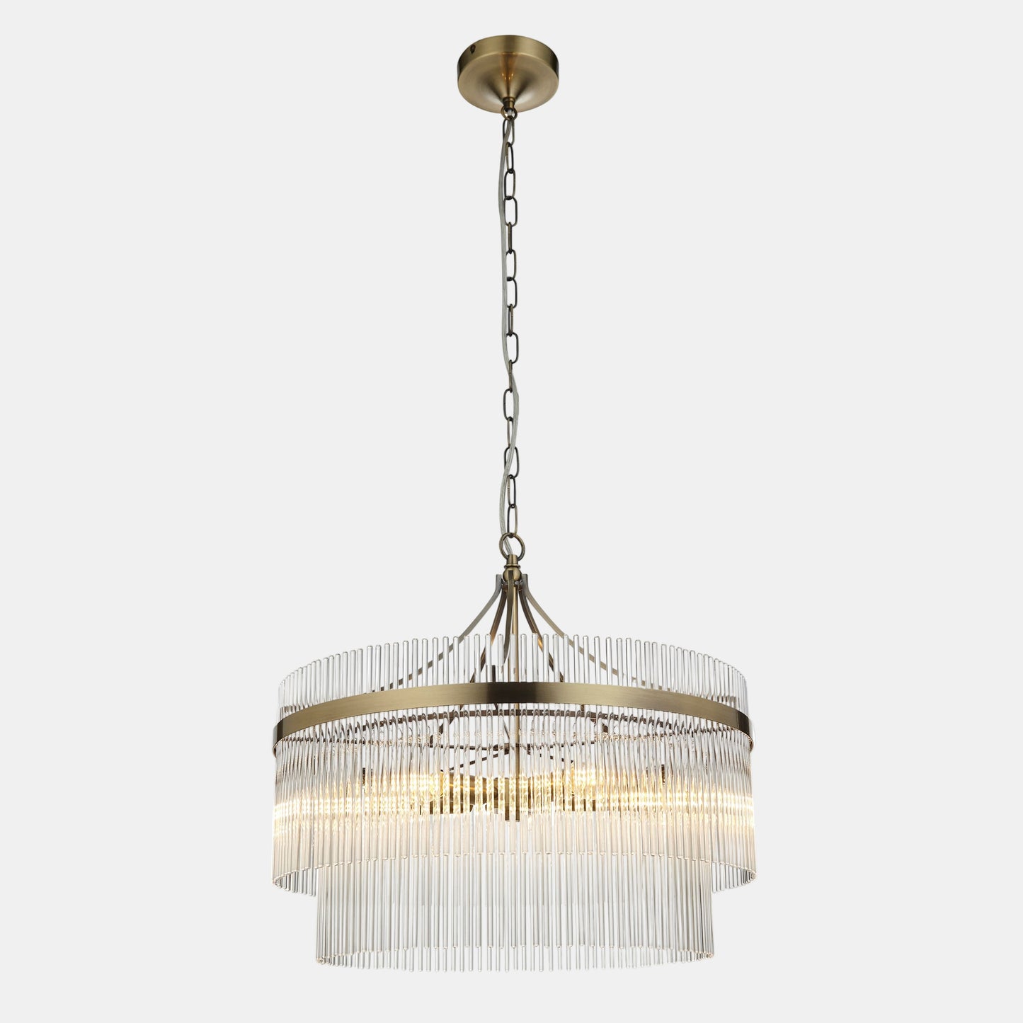 Menton 5 Pendant Light (Antique Brass)