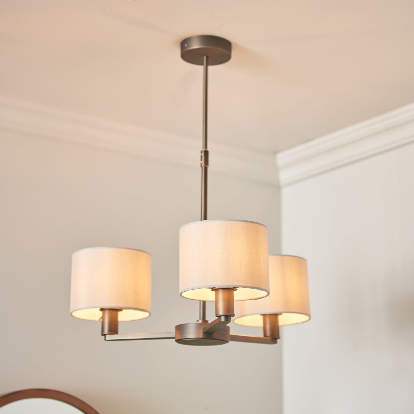 Dalton 3 Pendant Light (Antique Bronze)