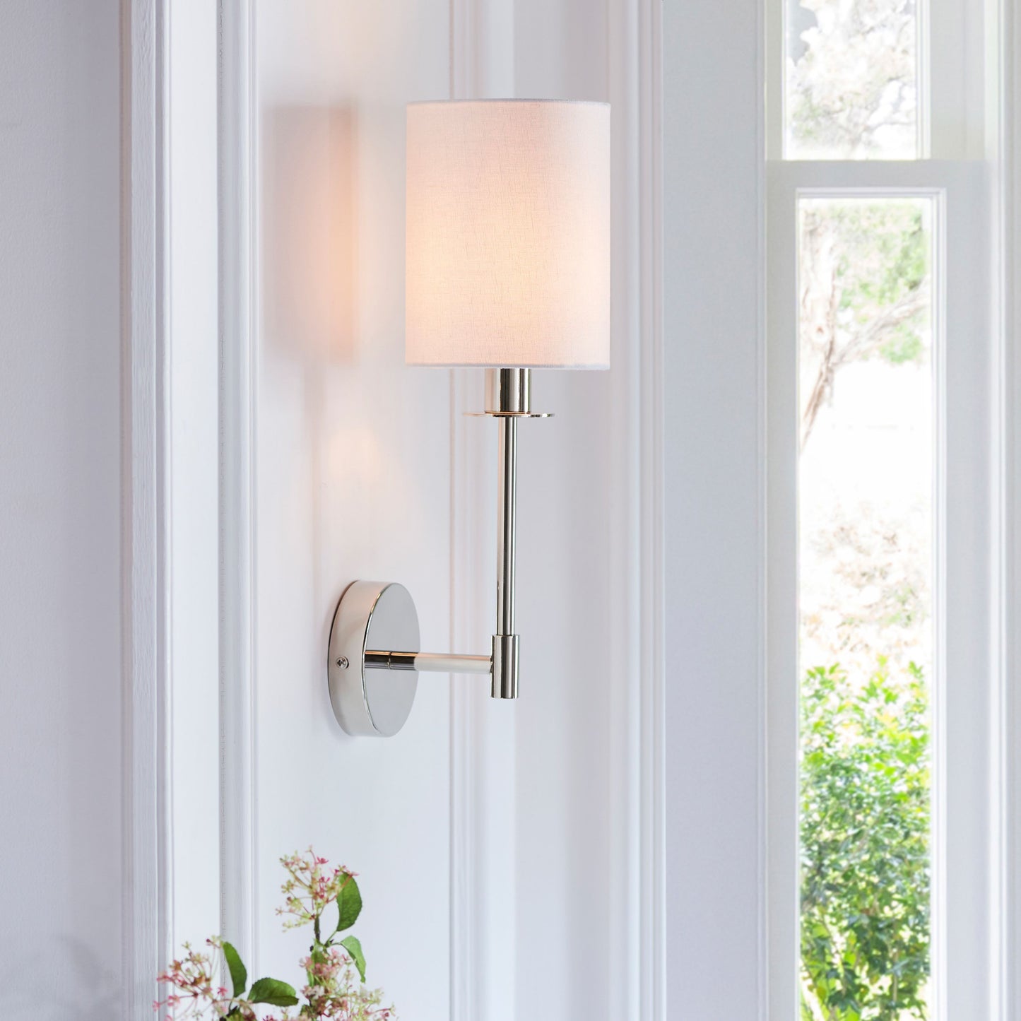 Claremont Wall Light (Nickel)