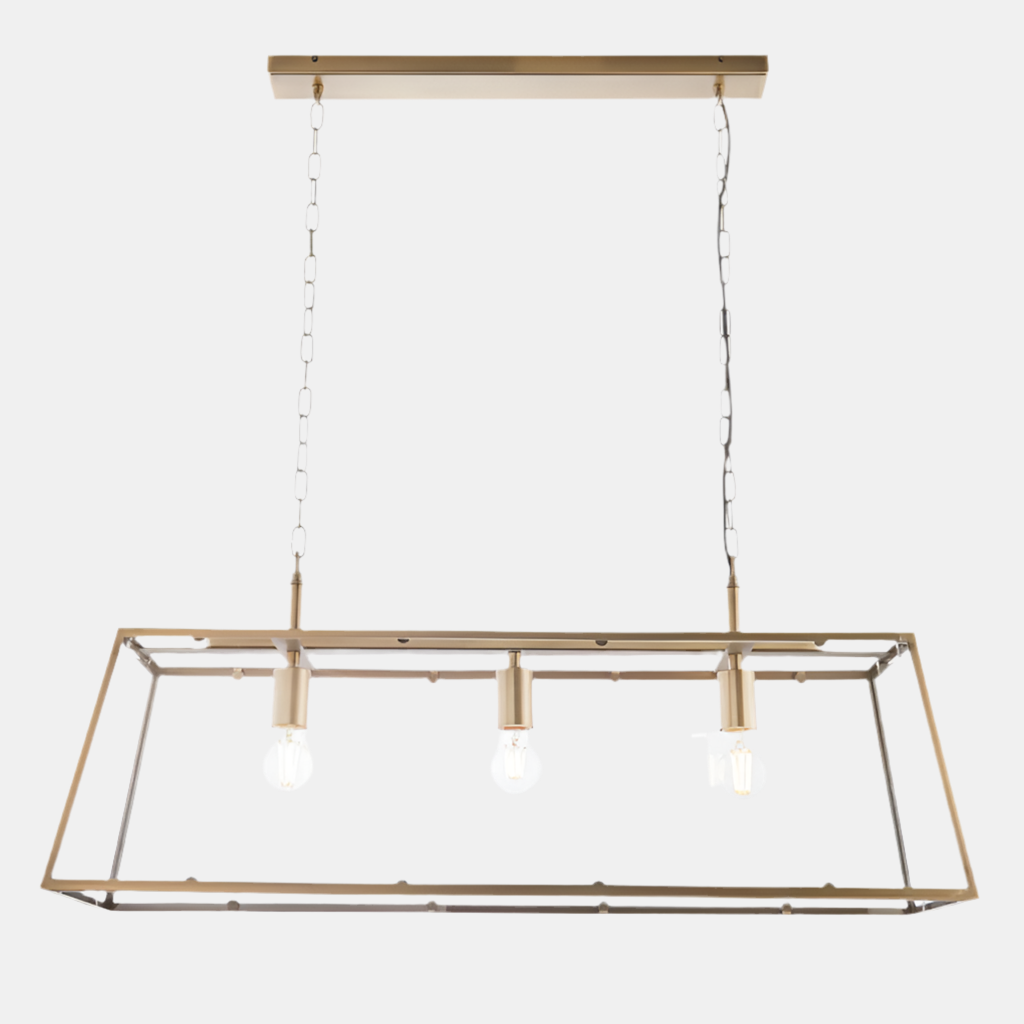 Hayes 3 Pendant Light (Antique Brass)