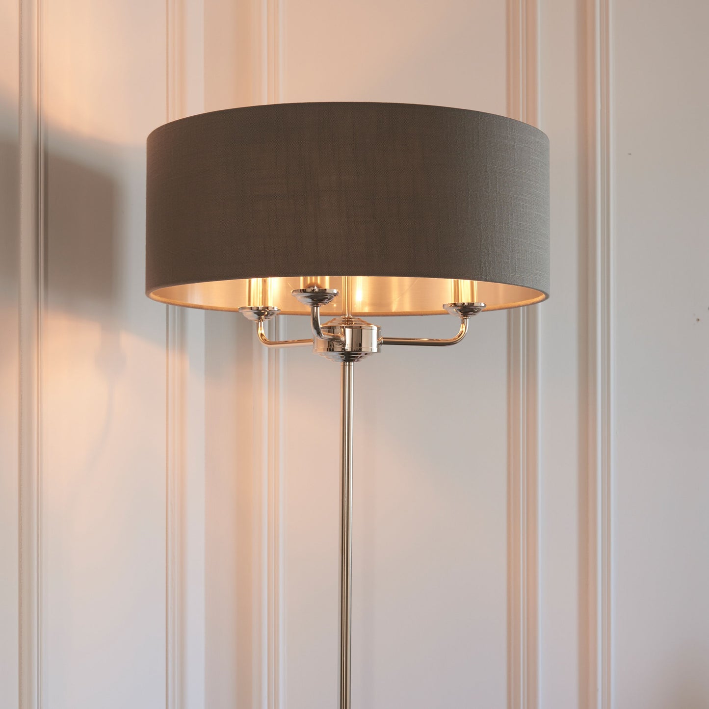 Nickel Floor Lamp 