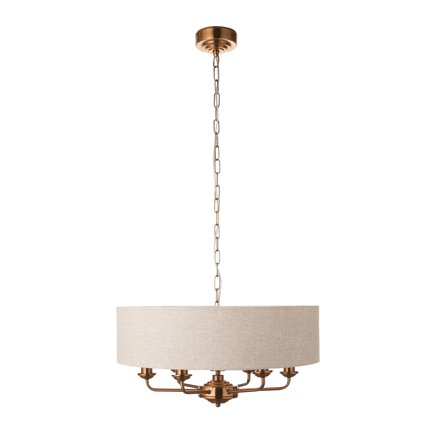 Galway 6 Pendant Light (Vintage Brass)