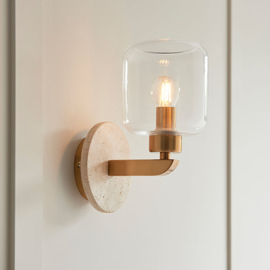 Sheridan Wall Light (Travertine)