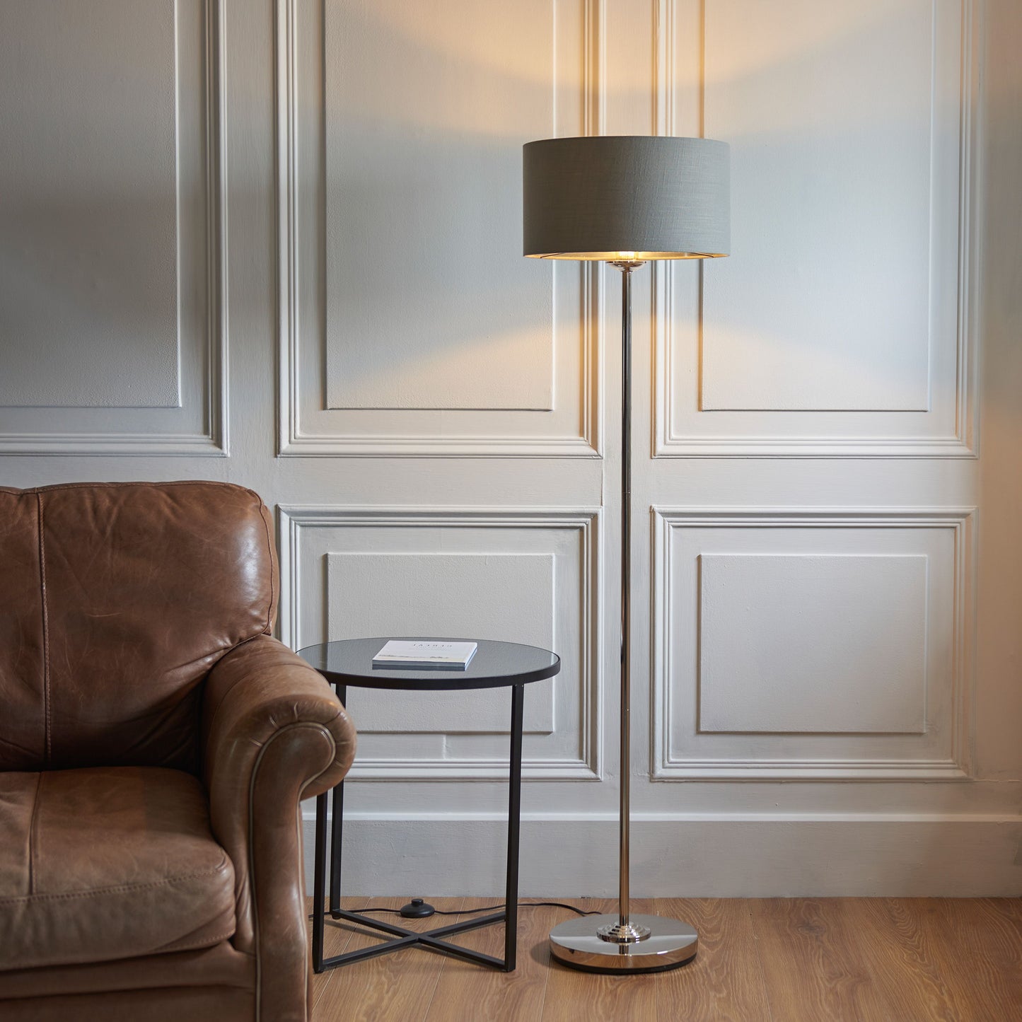 Galway Floor Lamp (Nickel)