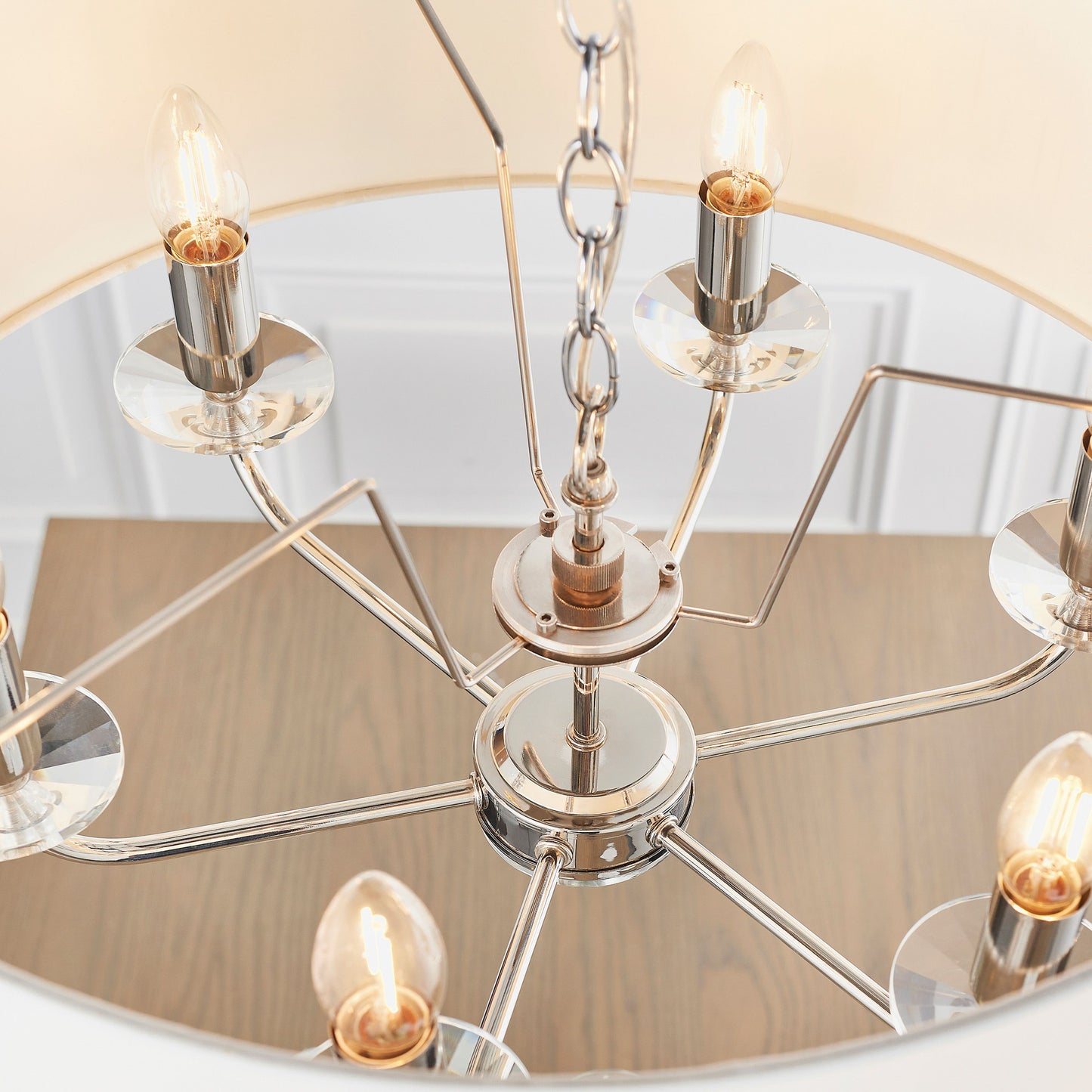 Griffin 6 Pendant Light (Nickel)