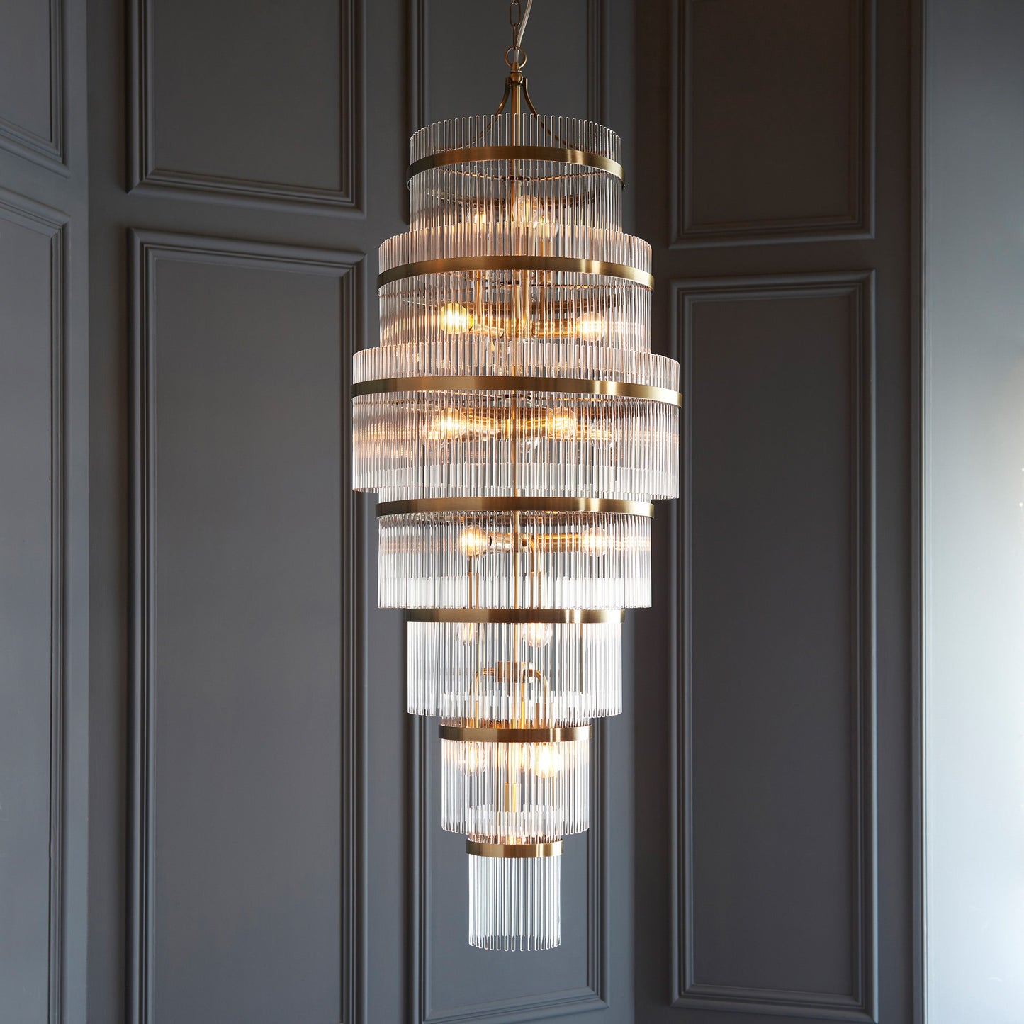 Menton 21 Pendant Light (Antique Brass)