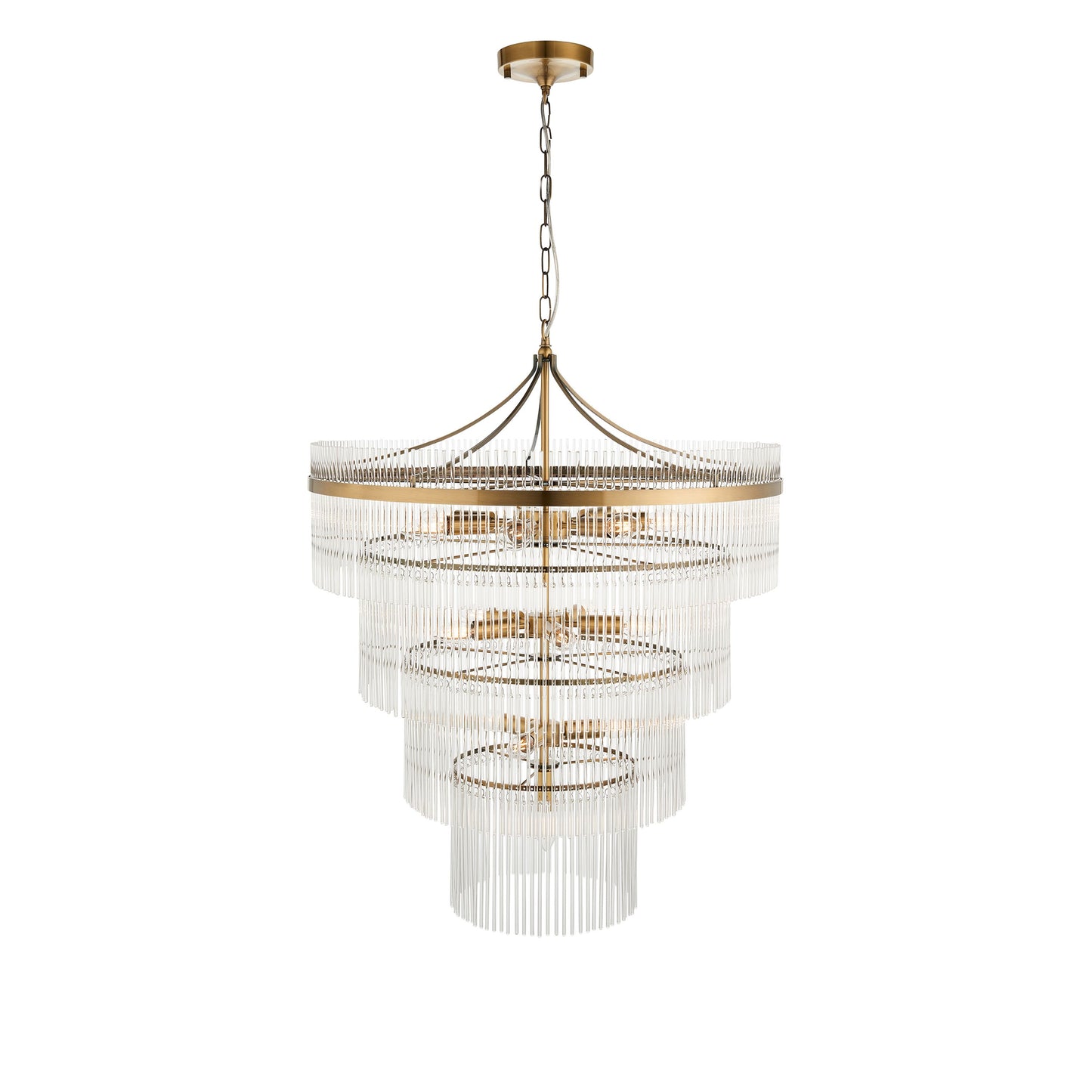 Menton 16 Pendant Light (Antique Brass)