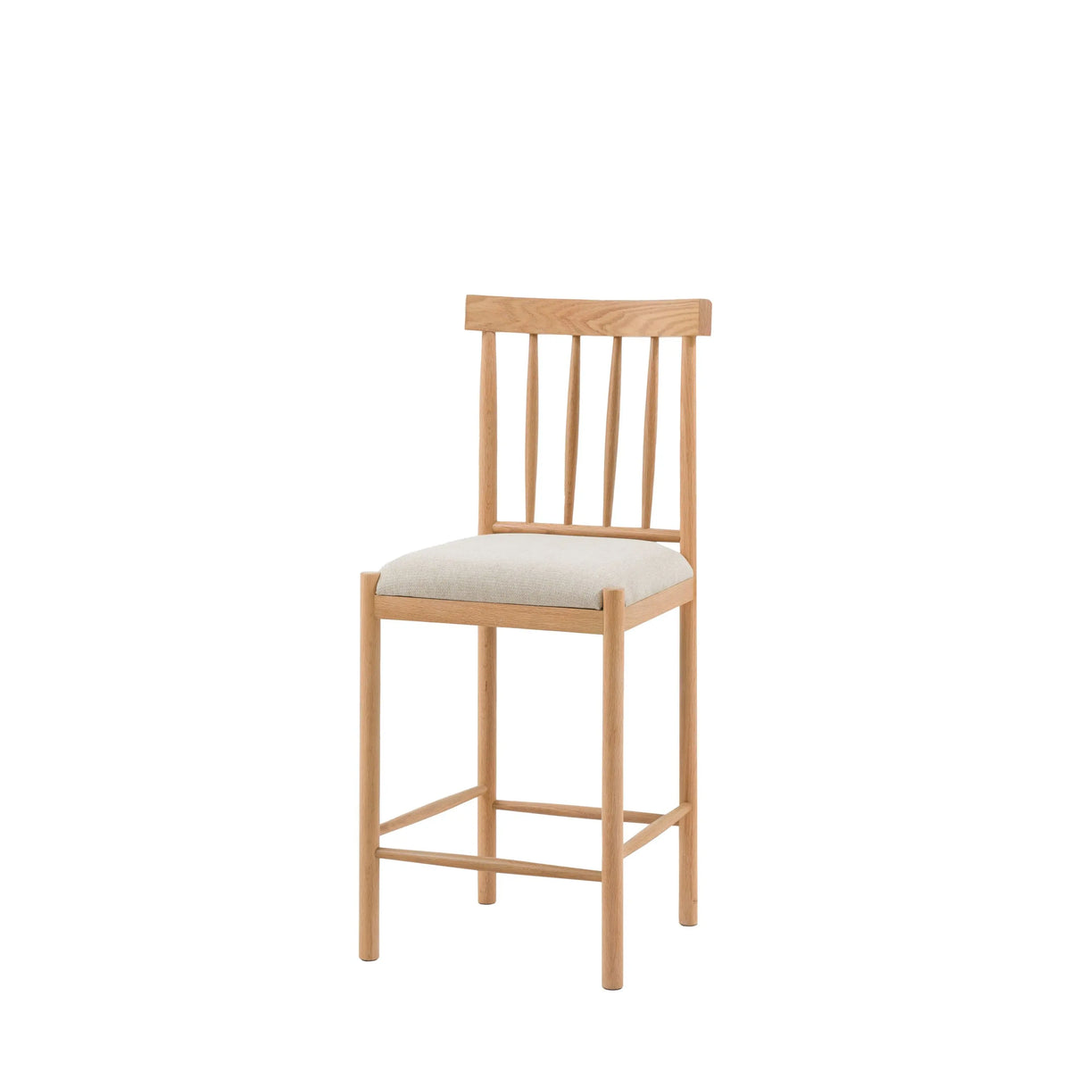 Hedley Upholstered Bar Stool (Set of 2) (Natural)