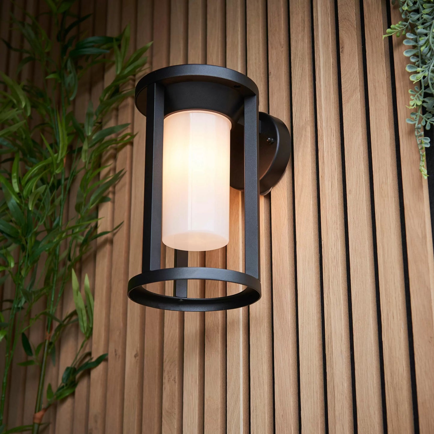 Black Outdoor Wall Light