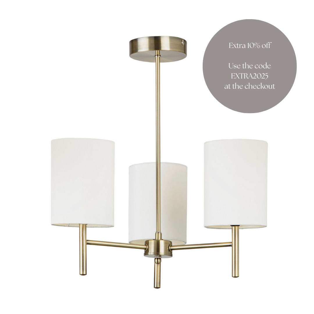 Bryant Ceiling Light (Antique Brass)