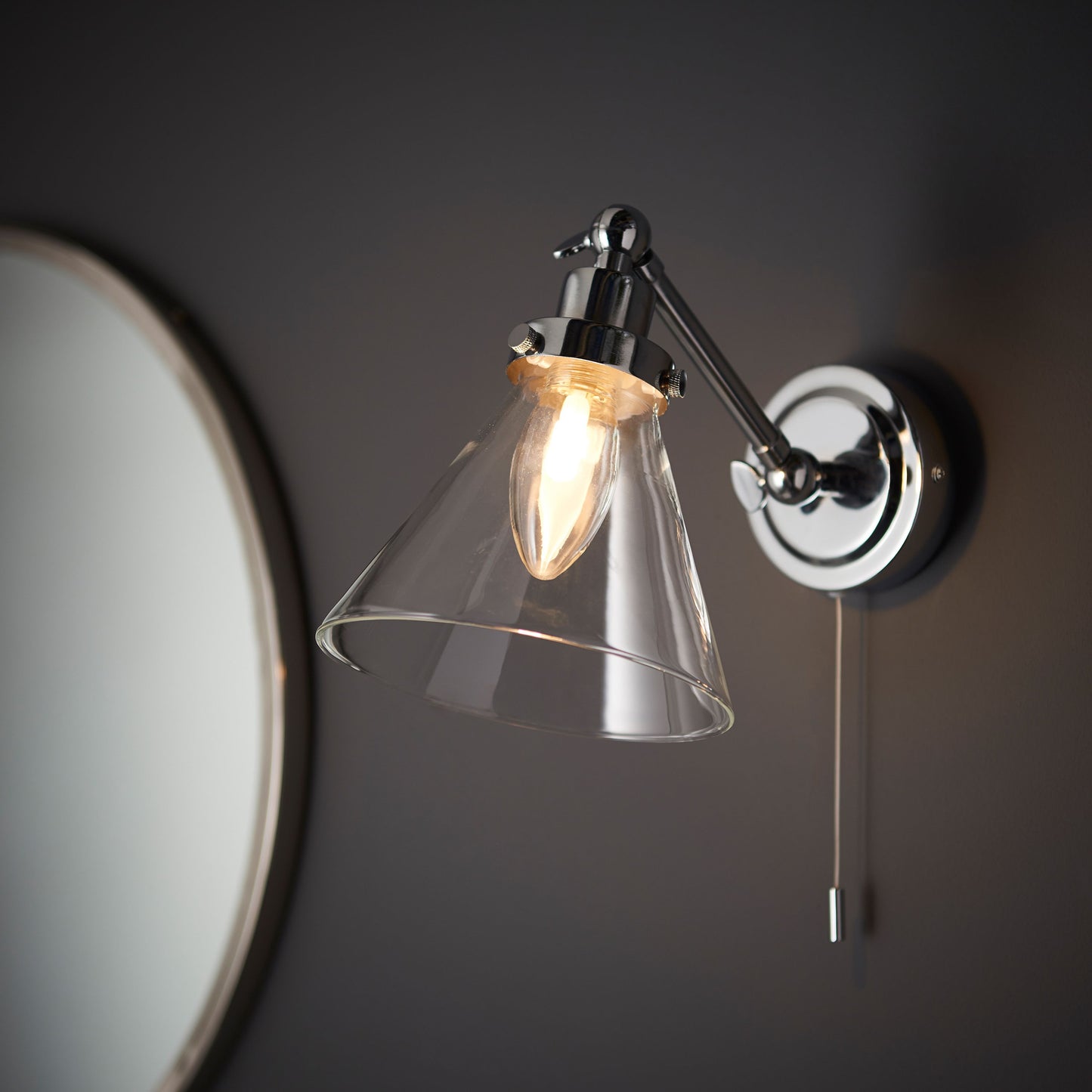 Farley Bathroom Wall Light (Chrome)