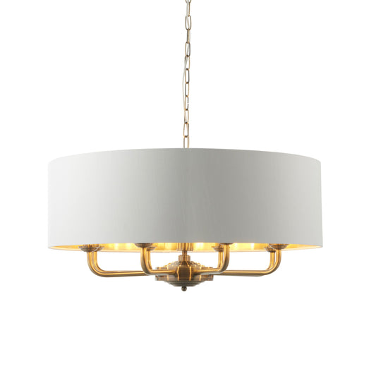 Galway 8 Pendant Light (Antique Brass)