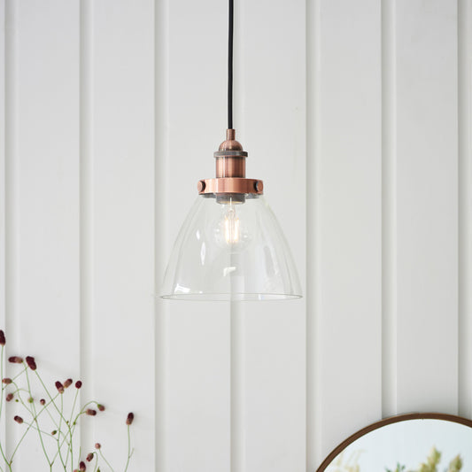 Baxter Pendant Light (Aged Copper)