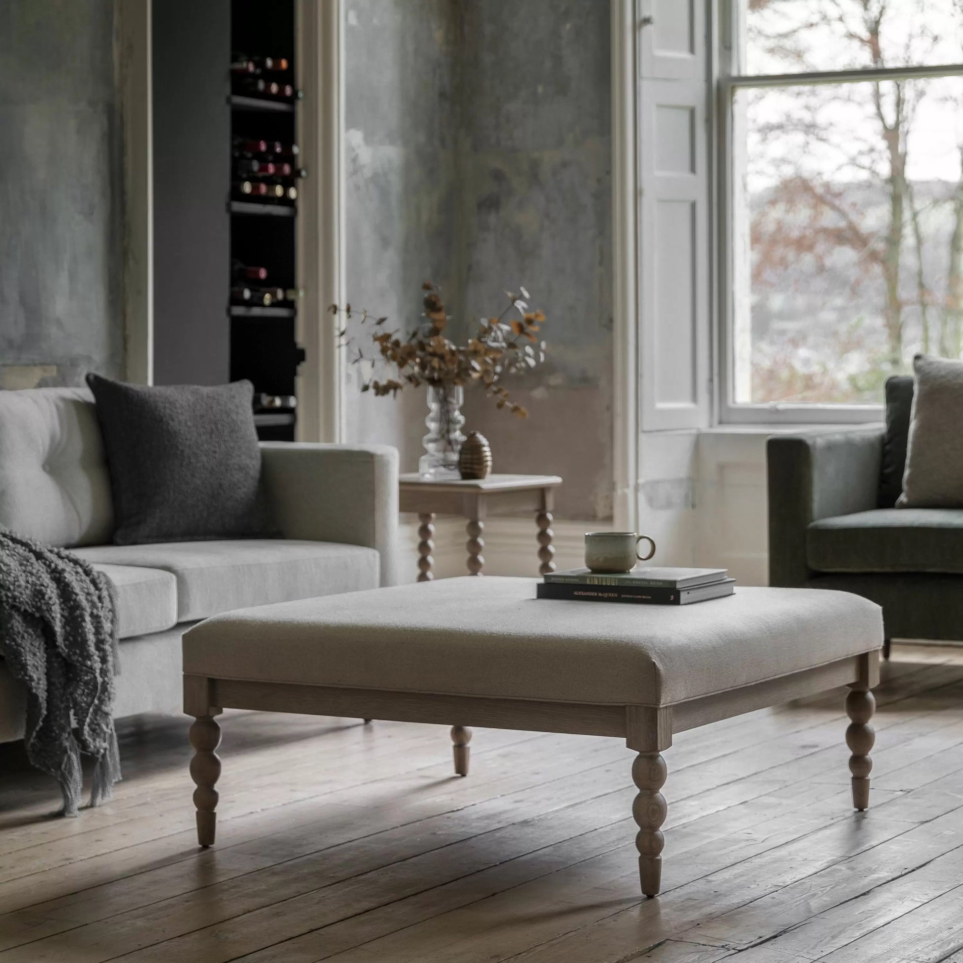 Coffee Table with Bobbin Detail