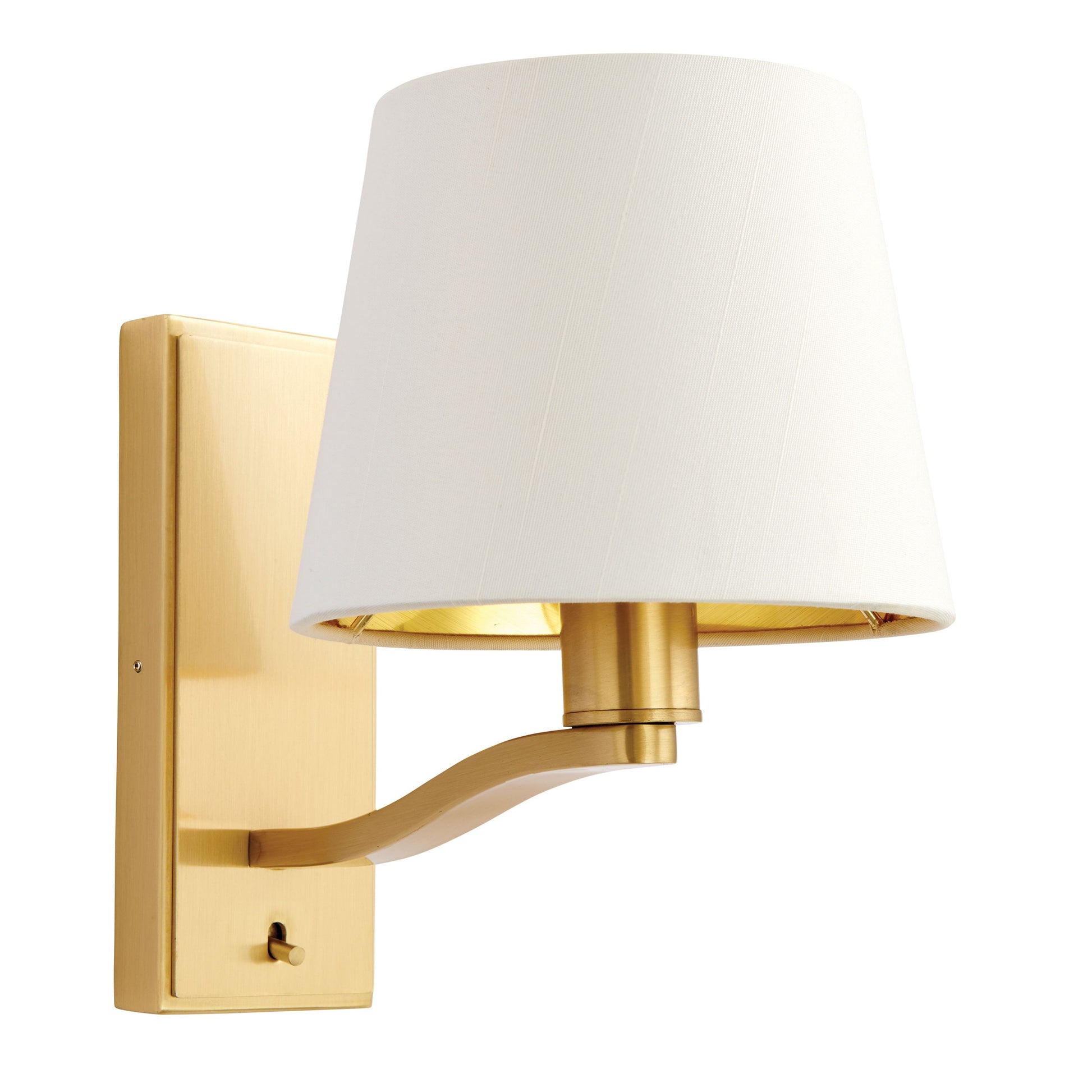 Brushed Gold Wall Light