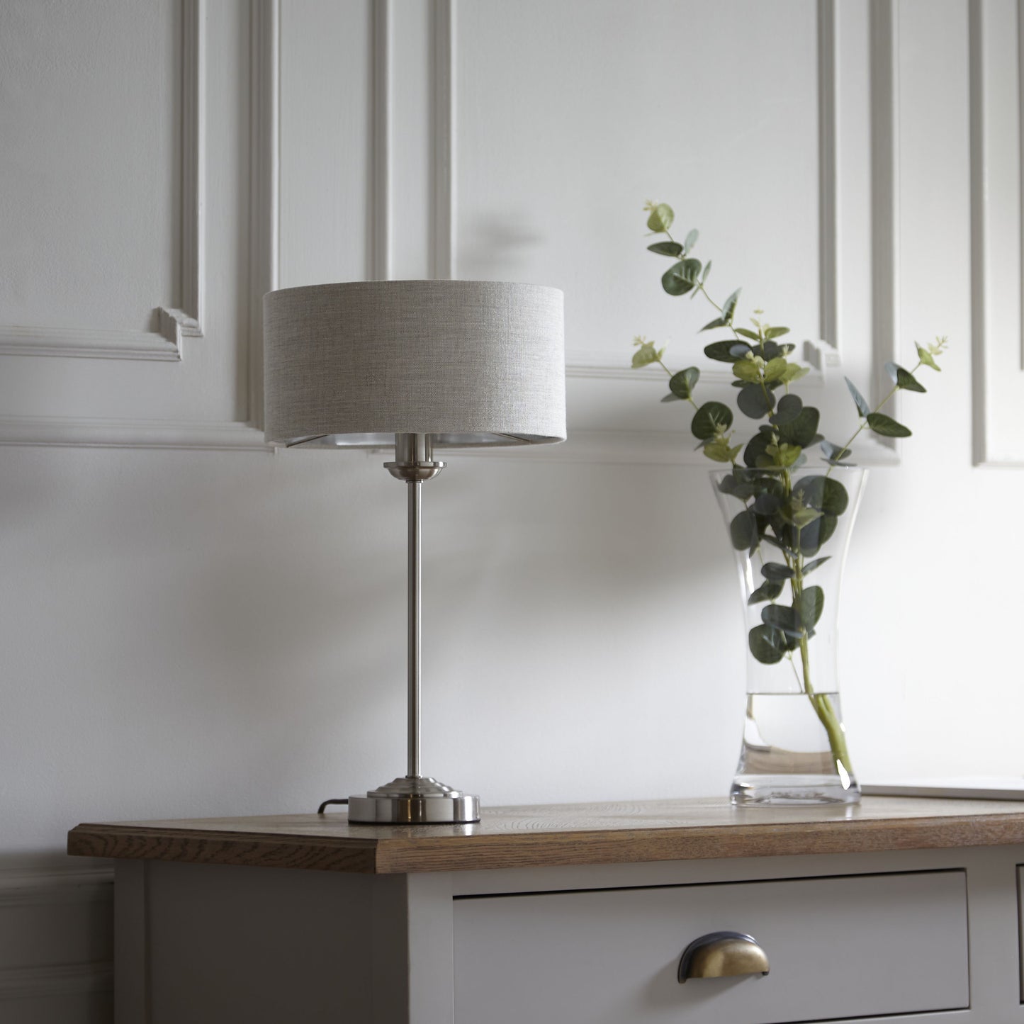 Chrome Table Lamp