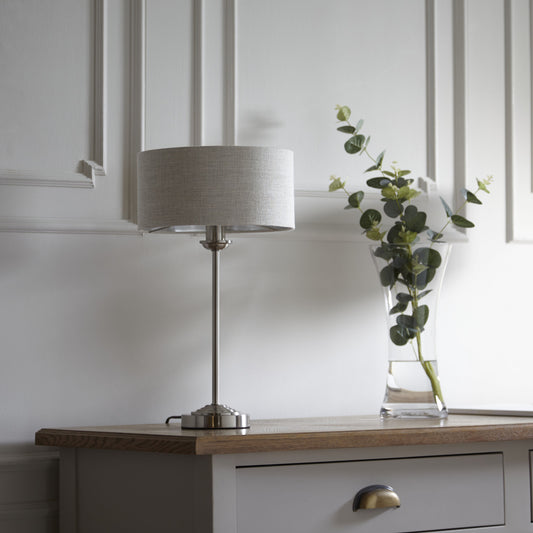 Chrome Table Lamp