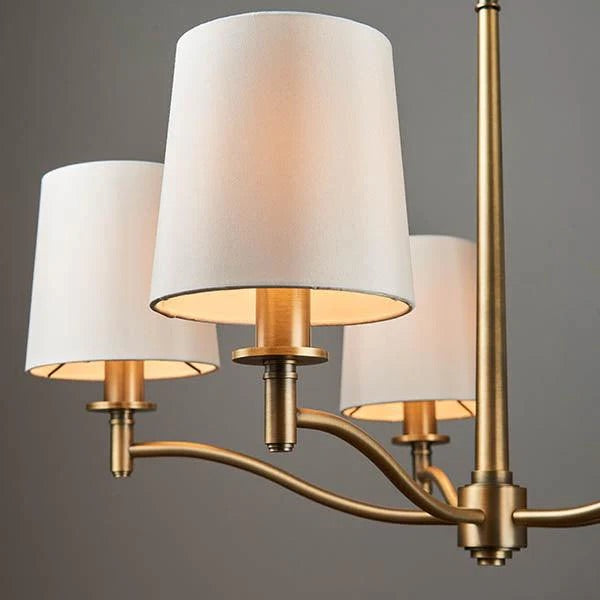 Colton 5 Pendant Light (Antique Brass)