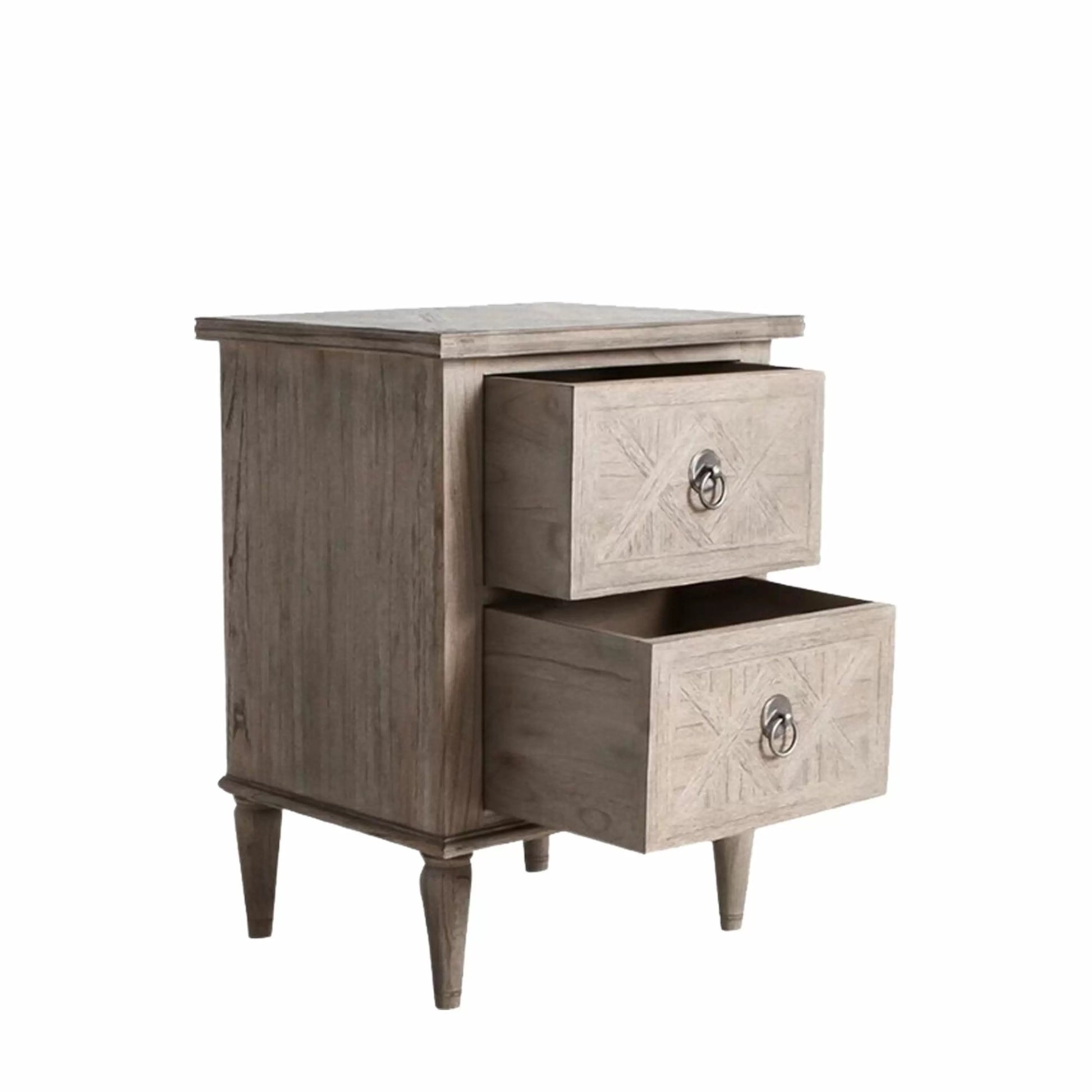 Bedside Table with 2 Drawers