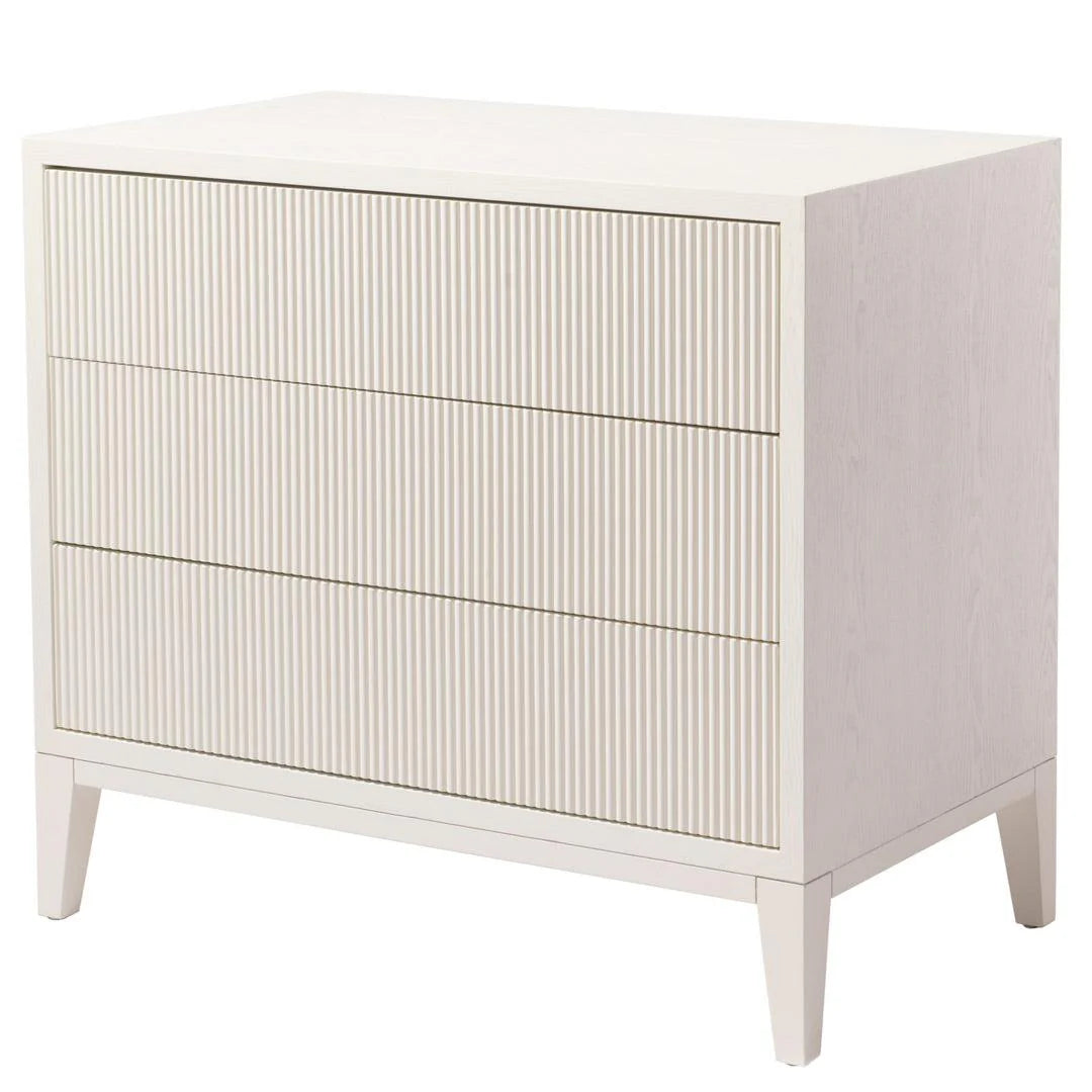 Amber 3 Drawer Chest (White)