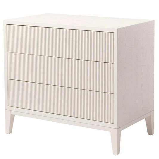 Amber 3 Drawer Chest (White)