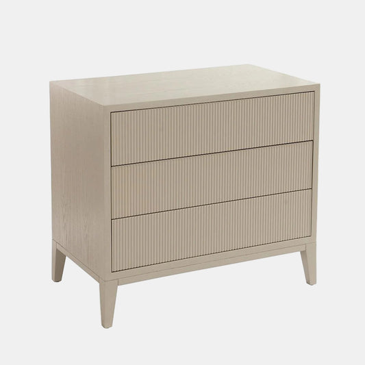 Amber 3 Drawer Chest (Grey)