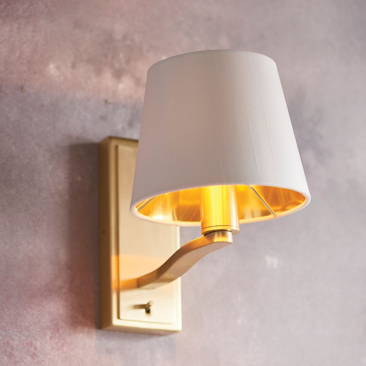 Brushed Gold Wall Light