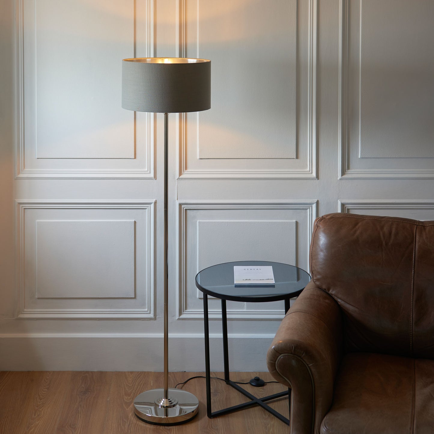 Galway Floor Lamp (Nickel)