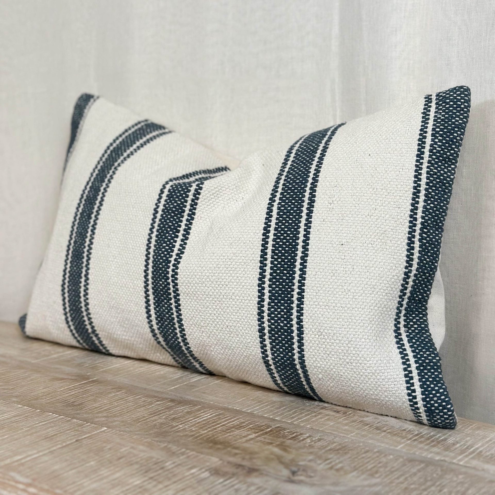 Coastal Cushion Cover Blue and White