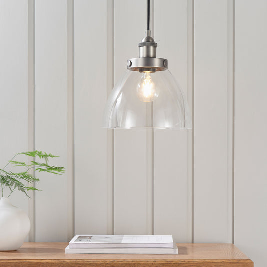 Baxter Pendant Light (Brushed Silver)