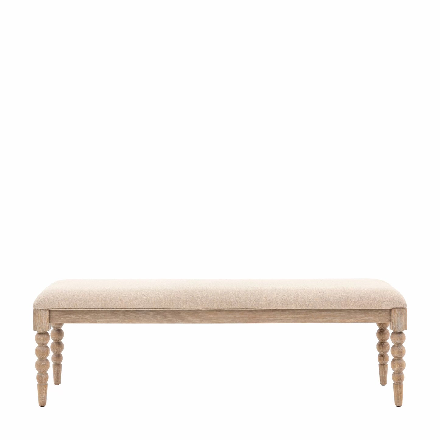 Dining Bench with Bobbin Detail