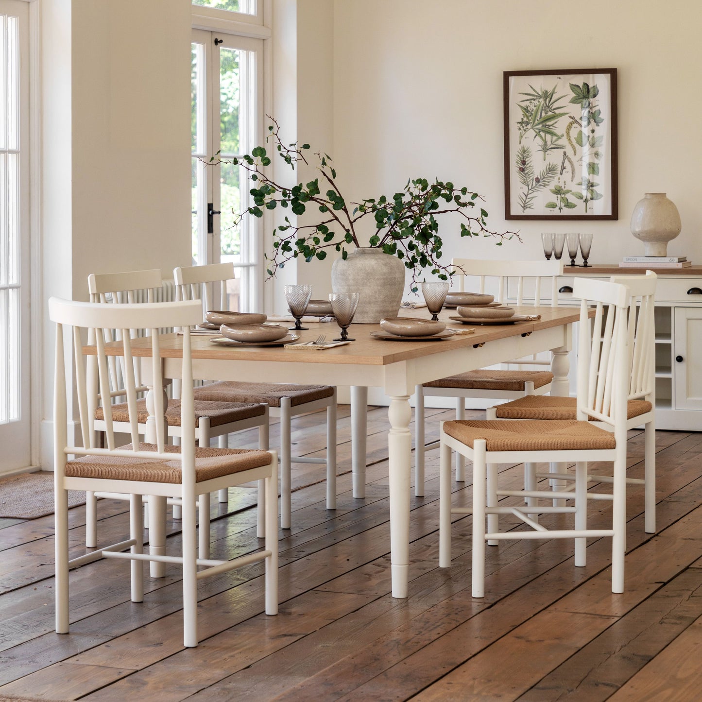 Hedley Extending Dining Table (White)