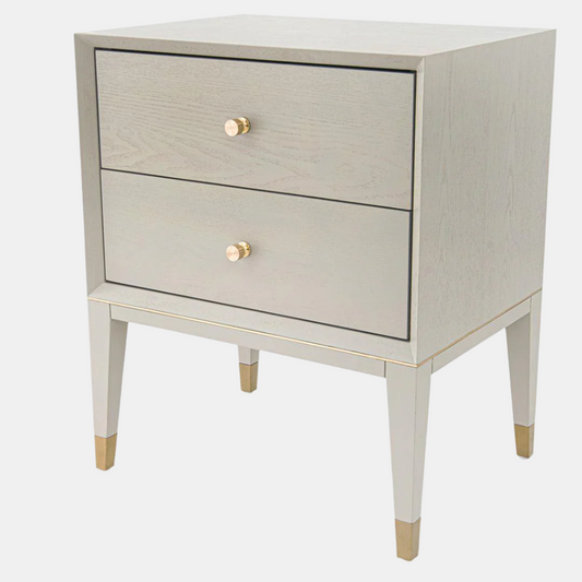 Barton Bedside Table (Grey)