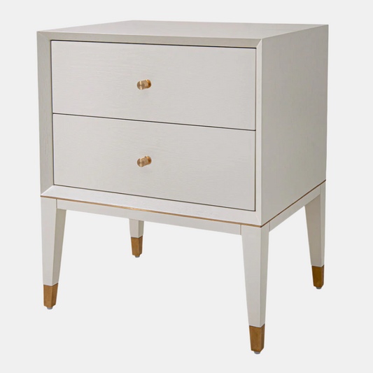 Barton Bedside Table (White)