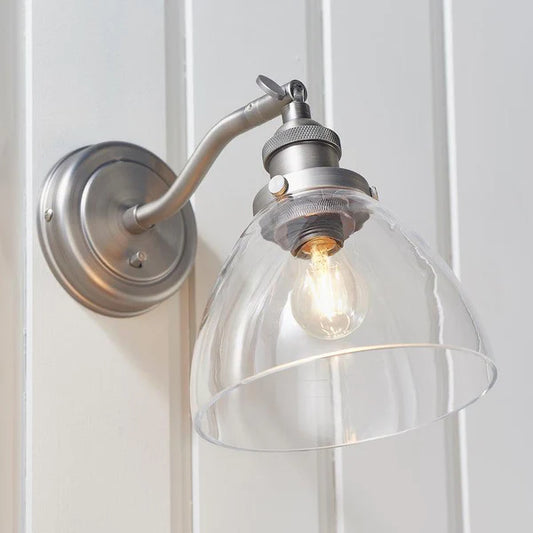 Silver Wall Light