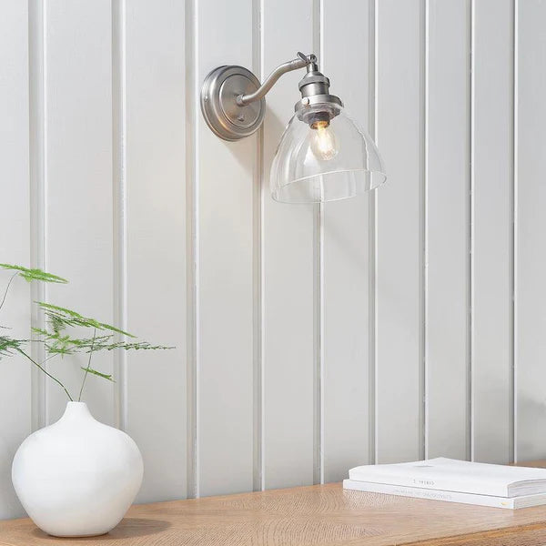 Silver Wall Light