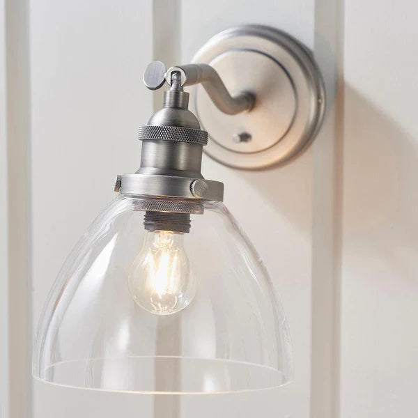 Silver Wall Light