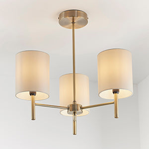 Bryant Ceiling Light (Antique Brass)