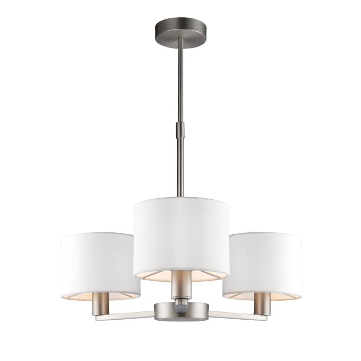 Dalton 3 Pendant Light (Matt Nickel)