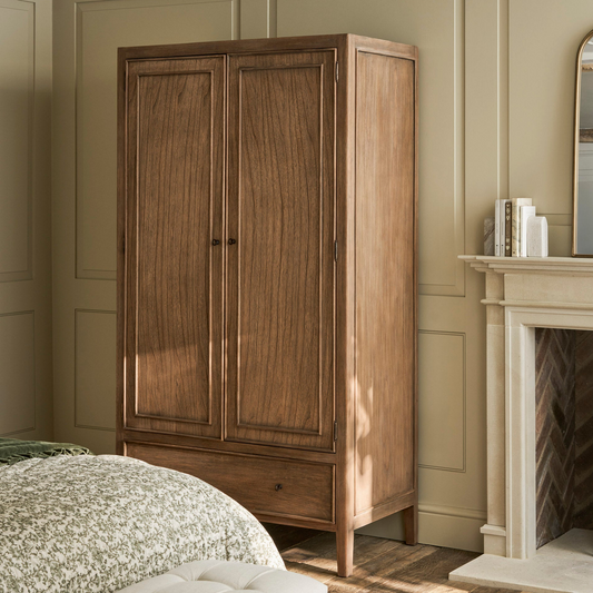 Chesterton Double Wardrobe - Bayur Wood, Natural