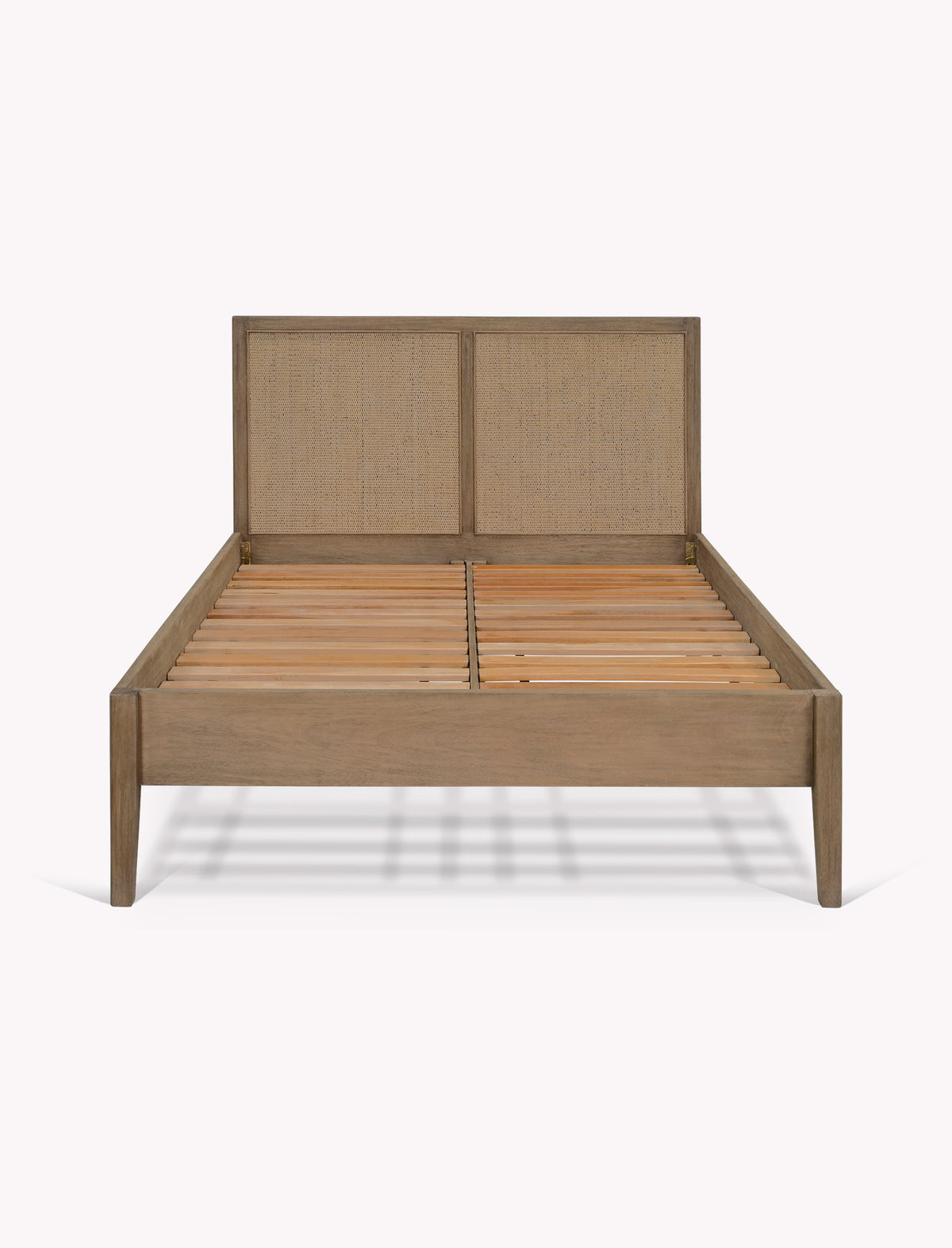 Chesterton King Bed - Bayur Wood, Natural