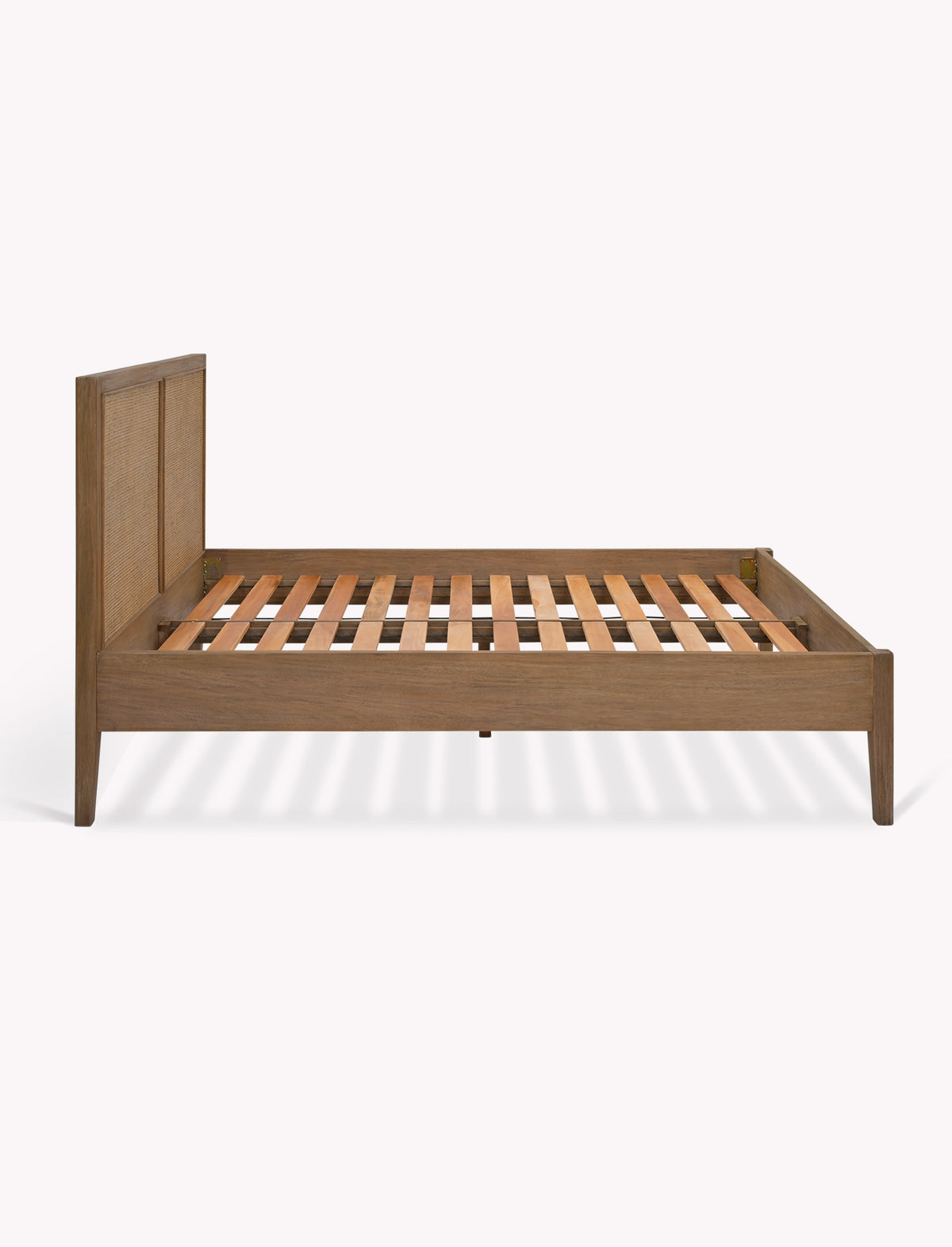 Chesterton King Bed - Bayur Wood, Natural