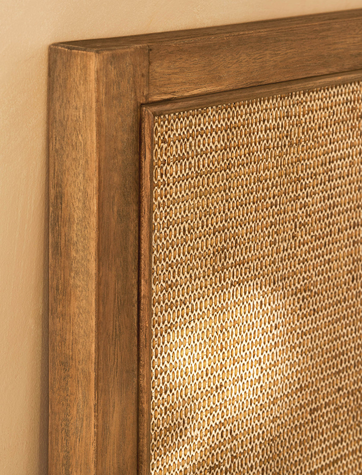 Chesterton Headboard King - Bayur Wood, Natural