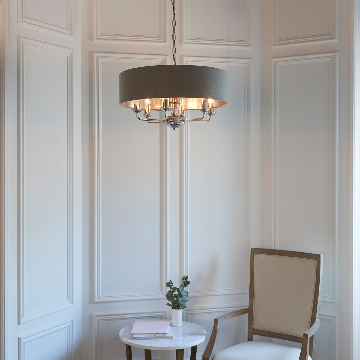 Galway 8 Pendant Light (Nickel)