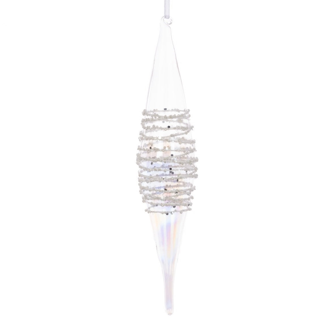 Glass Finial Tree Ornament 27cm