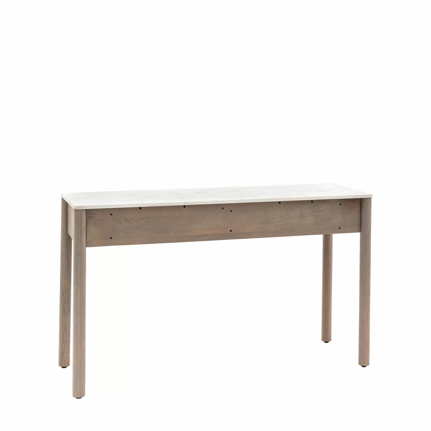 Mango Wood and Marble Console Table