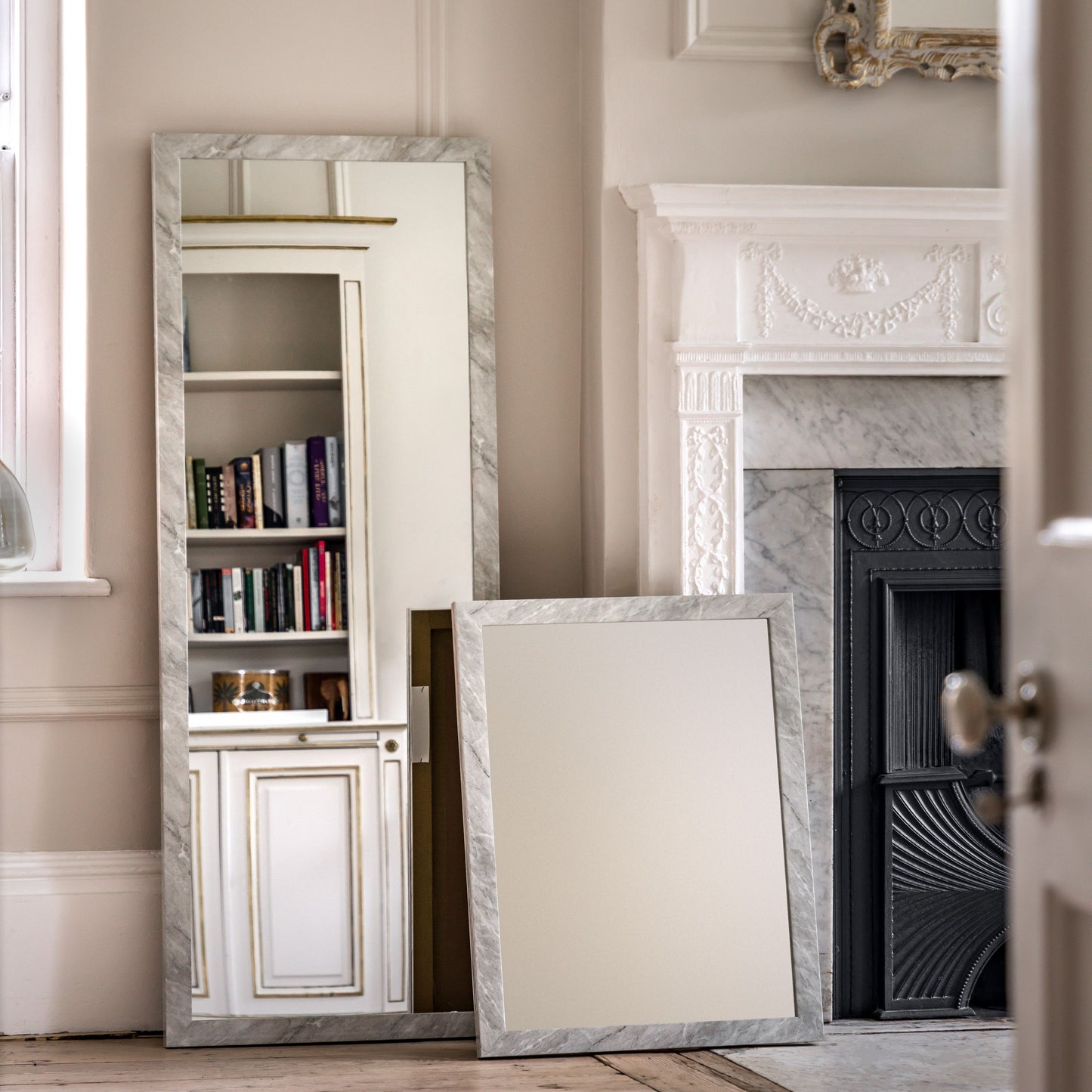 Portofino Large Mirror (White)